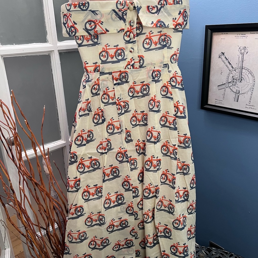 Anthropologie Bike Lane Dress 00 - Picture 5 of 8